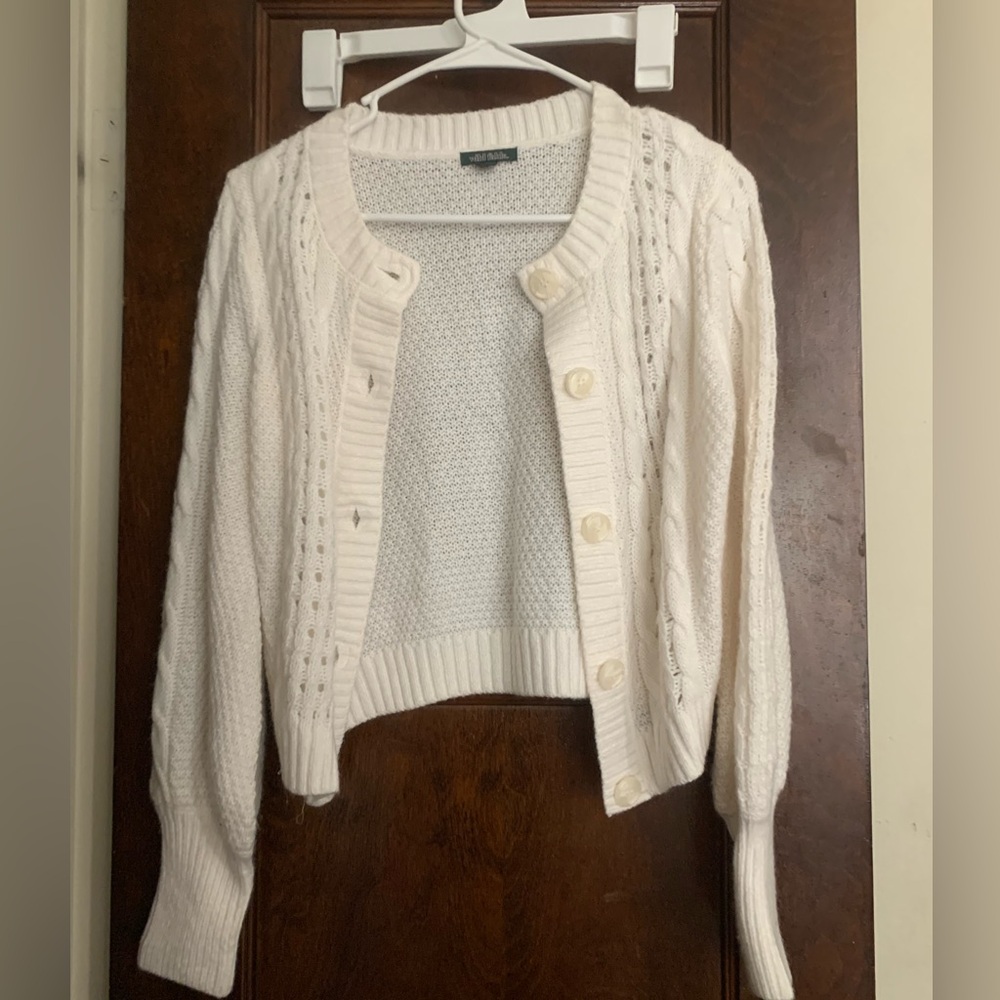 White Cardigan